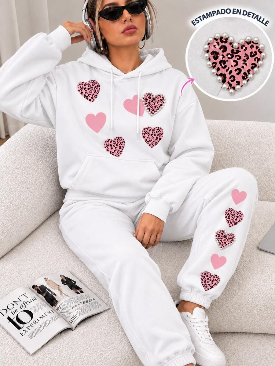 Women Two-Piece Outfits - White - View 1