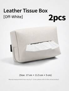 Car Tissue Box Holder, Armrest Style, Seat Back Tissue Storage Box, Back Hanging Sun Visor Tissue Bag, Car Interior Storage Accessories, Car Parts, Car Interior Decor, Holiday And Birthday Gift (Actual Product Does Not Include Tissues) - Multicolor - View 17