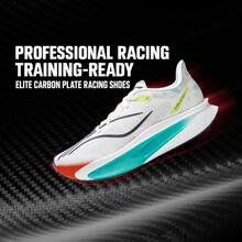 Li-Ning Flying Electric 6 Challenger Men's Professional Carbon Plate Racing Running Shoes Marathon Competition Training Athletic Shoes ARMW003 - White - View 1