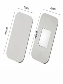 2 Sets Stainless Steel Ultra-Thin Strong Magnetic Cabinet Door Bumpers, No-Drill Installation For Kitchen Cabinets, Wardrobes And Drawers, With Adhesive Backing For Damage-Free, Secure And Firm Mounting - Multiple Styles - View 10