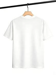 Women T-Shirts - Grey + Apricot + White - View 2