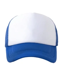 1pc Unisex Summer Breathable Mesh Baseball Cap, Solid Color Casual Versatile Baseball Cap, Personalized Trucker Hat - Multicolor - View 10