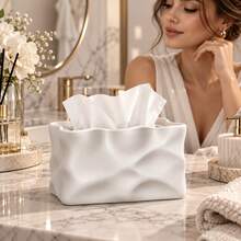 1PC/Creative 3D Printed Tissue Box Highly Attractive Creative Napkin Holder Car Desktop Decor Storage Box - Multicolor - View 2