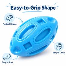 TPR Squeaky Soccer Dog Chew Toy, Durable Teeth Cleaning And Grinding Toy, Suitable For Medium And Small Dogs Interactive Fetch Games, Indoor And Outdoor Pet Play Toy - Multicolor - View 7