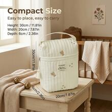 1pc Multifunctional Mommy Bag Diaper Storage Bag, Waterproof Hanging Bag For Outdoor Use - Multicolor - View 7