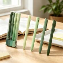 4pcs Per Box Multi-Color Retractable Ballpoint Pens, 4 Color Themes, 4pcs Per Box. Smooth Writing For Office, Study, And Gifting. - Multi-color - View 10
