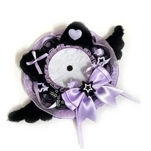 1pc Badge Display Holder, Anime Decor Accessory, Anime Collectible Protection Stand, Fabric Lace Badge Holder, Hanging Decoration Accessory, Idol Merchandise Display Tray, Badge Storage Cushion, Fabric Decorative Display Accessory - A - View 7