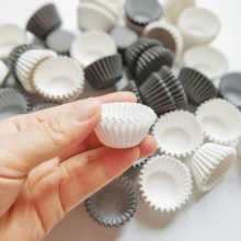 Disposable Paper Chocolate Baking Cups, Suitable For Making Mini Desserts; Heat-Resistant, Suitable For Camping Supplies, Party Supplies, Friends Gatherings And Family Meals - View 4