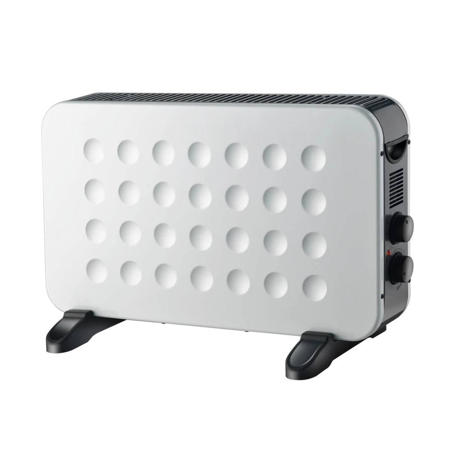 Avant Convector Hogar 2000W White/Black 2 Power Levels Adjustable Thermostat Overheat Protection, Turbo 38x61x22cm - EU F Type Plug(220-240V) - View 1