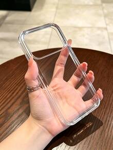 透明防震手機殼，相容 iPhone 18 Pro Max/18 Pro/17 Pro Max/17 Pro/17 Air/17/16 Pro Max/16/15 Pro Max/15/14/13/12/11，透明 TPU 背板軟 TPU 緩衝保護殼，全方位相機保護 - 透明6 - 查看 5