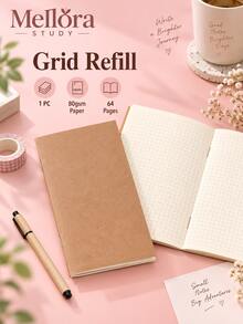 Refills, Standard Size 22*11cm, 80gsm Paper, 4 Kinds Of Page Styles, Portable Replacement Inserts For Travel Journal - Multiple Styles - View 8