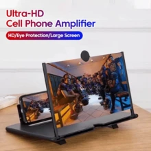 12 Inch Phone Screen Magnifier, Phone Stand, Portable High Definition Screen Video Magnifying Glass Holder - Multicolor - View 3