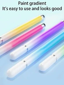 Universal 2-In-1 Stylus Pen, Gradient Touchscreen Pen, High Precision And Sensitivity, Compatible With Pad, Phone, Smartphone And All Universal Touchscreen Devices - Multicolor - View 3