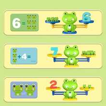 Jogo Educativo Sapo Balança Matemática | Soma, Números, Contagem e Raciocínio Lógico - Multicolorido - Visão 4