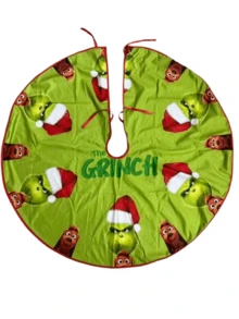 The Grinch 1件裝聖誕樹裙 多圖案聖誕樹底座套 節日主題居家派對聖誕裝飾 - 多色 - 查看 18
