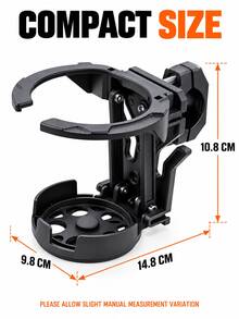 Retractable Foldable Bicycle/Motorcycle Cup Holder, Portable & Lightweight, Suitable For Sports, Delivery, Travel, Spring Outing, Picnic - A - View 7
