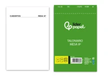 LIDERPAPEL Waiter's Notepad, Table Service, Original And Copy, 231 Carbonless Paper, 10-Pack, Professional For Hospitality, Guaranteed Quality - T250 Original and Copy Pocket Waiter's Notepad - View 4
