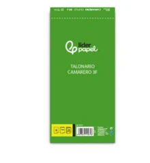 LIDERPAPEL دفتر طلبات النادل 3/Fº عبوة من 10 نسخ أصلية ونسخ كربونية T214. احترافي للضيافة، جودة مضمونة - دفتر طلبات جيب للنادل، أصلي ونسخة، T250 - مشاهدة 3