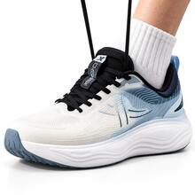 XTEP New Men's Cloud 5.0 Breathable Mesh Comfortable Cushioning Training Running Shoes - White/Black Blue - View 5