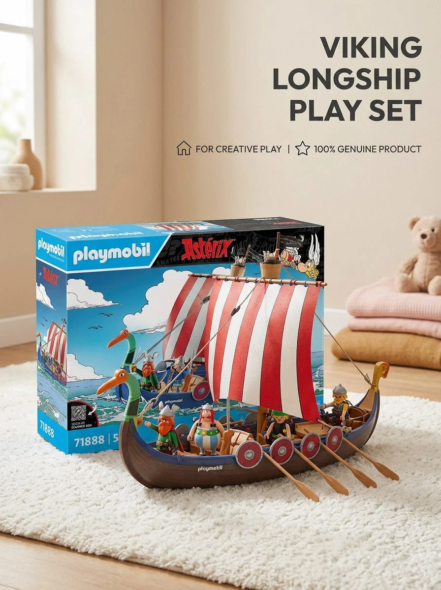 Playmobil Asterix: Pirate Ship BOYS FIRST 71888 - Multicolor - View 1