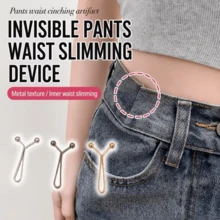 10/20/30/40/50Pcs Adjustable Seamless Waist Buckle - Multi-Functional Metal Clip, Suitable For Tightening Belts, Pants, Scarves, Etc. Easy To Use, Stylish Design, Perfect For Belts And Waist, Fashion Accessory, Elegant Appearance, Multi-Functional Use - Multicolor - View 9