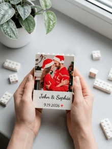 Customizable Photo Blocks, Personalized Photo, Souvenir, Custom Blocks, Home Life, Home Decor, High Quality, Decorative, Exquisite, Cute, Modern, Fashion, Custom, Personalized, Unique, Boyfriend, Girlfriend, Dad, Mom, Family, Friends, Son, Daughter, School, Home, Fresh Home Decor - Multicolor - View 3
