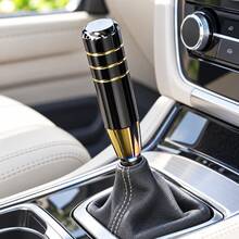 1pc Car Modification Gear Shift Knob Extended Original Car Replacement Personalized Universal Blue Burnt Alloy Gear Shift Knob - A - View 6