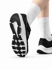 Skechers Women's GO RUN Series Mesh Non-Slip Cushioned Entry-Level Stable Running Shoes - Black - View 4