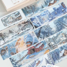 24pcs, Four Seasons Landscape Theme Sticker Book, Vibrant Colors And Exquisite Illustrations, Multi-Functional Scrapbook Stickers For Decoration, Art Journal, Card Making, Handmade DIY Stickers, Holiday Gift - Sticker - View 5