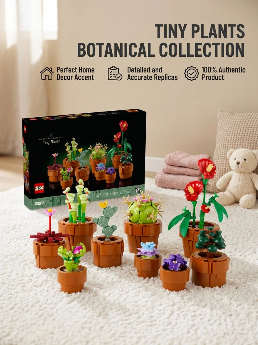 LEGO The Botanical Collection Tiny Plants ADULTS 10329 - Multicolor - View 1