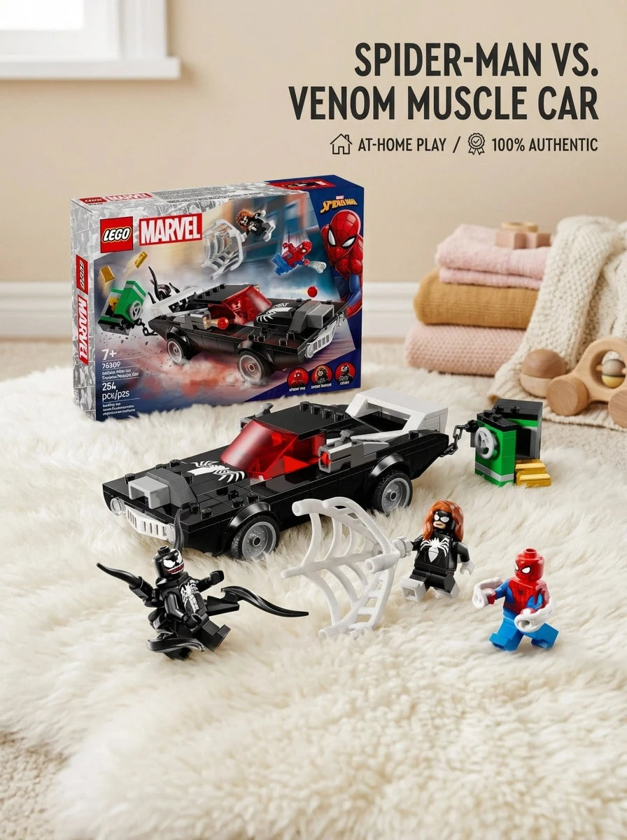 Marvel Super Heroes™ Spider-Man Vs. Venom Muscle Car BOYS FIRST 76309 - Multicolor - View 1