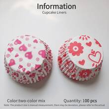 Cake Paper Cups Party Decoration Oil-Proof Baking Cake Bottom Liners Cupcake Cups - View 24