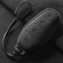 Applicable To BYD Car Key Cover, Suede Key Cover, Full Coverage Key Cover, Wear-Resistant Key Cover, Suitable For Seagull, Dolphin, EV, Song Pro, Yuan, Qin Plus, Tang DMI, New Men's Car Accessories - Suede - View 10