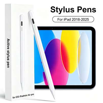 TranAKstic 1pc Capacitive High Precision High Sensitivity Screen Touch Pen With Magnetic Palm Rejection For Drawing And Editing, Compatible With Android And 2025 2024 2023 2022 2021 2020 2019 2018 4 5 9th 10th Air 5 Series
