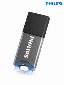 PHILIPS Flash drive 10UA-BU, transmisi kecepatan tinggi USB 2.0, casing silikon warna macaron, flash drive USB untuk penyimpanan file kantor. - View 15