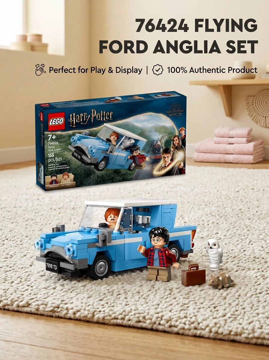 LEGO Harry Potter™ Flying Ford Anglia™ Kids 7Years+ 76424 - Multicolor - View 1