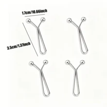 10/20/30/40/50Pcs Adjustable Seamless Waist Buckle - Multi-Functional Metal Clip, Suitable For Tightening Belts, Pants, Scarves, Etc. Easy To Use, Stylish Design, Perfect For Belts And Waist, Fashion Accessory, Elegant Appearance, Multi-Functional Use - Multicolor - View 12