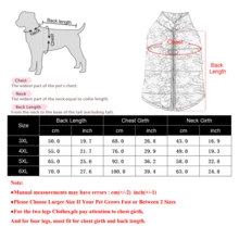HOLAPET 1 Buah Jaket Anjing Besar Musim Dingin Tebal Hangat Mantel Hewan Peliharaan Pakaian Luar Ruangan Tahan Angin untuk Anjing Cocok untuk Labrador Golden Retriever German Shepherd - MultiWarna - View 4