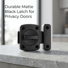 1/2 Pack Multi-Color Zinc Alloy Heavy Duty Rotating Button Door Bolt, 180 Degree Rotating Barrel Bolt, Matte Finish, Surface Mounted Door Lock, Easy Installation Privacy Lock, Suitable For Indoor Doors, Bathrooms, Toilets, Main Doors, Sheds, Home Hardware Accessories - Rotating Pin Lock - View 1