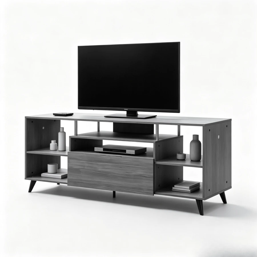 Television Stands & Entertainment Centers - Grey - View 1