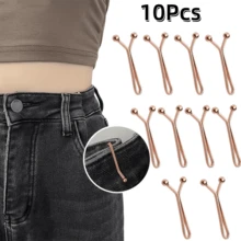 10/20/30/40/50Pcs Adjustable Seamless Waist Buckle - Multi-Functional Metal Clip, Suitable For Tightening Belts, Pants, Scarves, Etc. Easy To Use, Stylish Design, Perfect For Belts And Waist, Fashion Accessory, Elegant Appearance, Multi-Functional Use - Multicolor - View 30