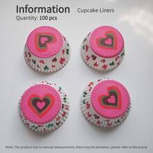 Cake Paper Cups Party Decoration Oil-Proof Baking Cake Bottom Liners Cupcake Cups - View 20