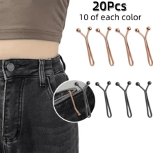 10/20/30/40/50Pcs Adjustable Seamless Waist Buckle - Multi-Functional Metal Clip, Suitable For Tightening Belts, Pants, Scarves, Etc. Easy To Use, Stylish Design, Perfect For Belts And Waist, Fashion Accessory, Elegant Appearance, Multi-Functional Use - Multicolor - View 28
