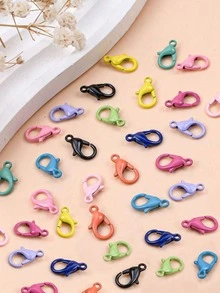 Candy-Colored Lobster Clasps Creative DIY Jewelry Making Materials Zinc Alloy Colorful Hook Clasps For Necklace And Bracelet - Multi-color - View 3