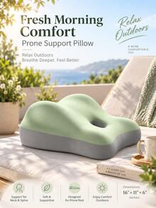 Hip Lift Pillow, Back Support Cushion For Bed And Sofa, Sleep Aid Pillow - Mint Green - View 6