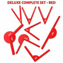 2/6/9Pcs Angle Measurement Tool, Math Protractor Ruler, Geometry Angle Demonstration Teaching Aid, Geometry Teaching Aid Suitable For Math, School, Classroom, Home Teaching, Learning Angles, Birthday Gift, Thanksgiving Gift, Christmas Gift, New Year Gift - Multicolor - View 14