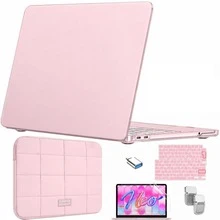 Matte Hard Shell Protective Case For MacBook Neo 13-Inch A3404 2026 Model, Anti-Scratch Feature, With Multiple Optional Accessories Including EU And US Keyboard Covers, High-Definition Screen Protector, USB Adapter, Mini Stand And Laptop Sleeve - View 1