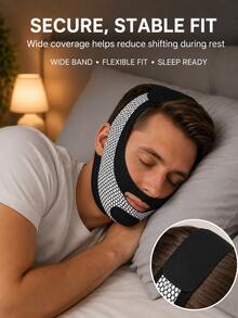 1pc Reusable V-Shaped Chin Lifting Mask, Adjustable Elastic Strap, Facial Contour Care Tool, Double Chin Jawline Lifting Trainer, Comfortable Fit Design, Suitable For Daily Beauty Care And Home Facial Use - Multicolor - View 8