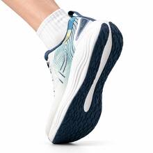 XTEP New Men's Cloud 5.0 Breathable Mesh Comfortable Cushioning Training Running Shoes - White/Blue-green - View 5