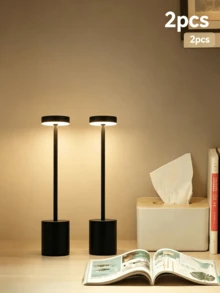 Lampu Meja Modern Mewah Minimalis, Lampu Meja Kantor Seni Besi Terintegrasi, Kecerahan dan Suhu Warna Dapat Diatur, Pengisian Daya USB Kapasitas Besar, Perlindungan Mata Anti-Cahaya Biru, Dekorasi Ruangan Estetis, Cocok untuk Kantor, Ruang Belajar, Kamar Tidur, dan Penerangan Rumah - MultiWarna - View 20